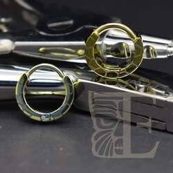 Helix Clicker Honeycomb design, titanium clicker