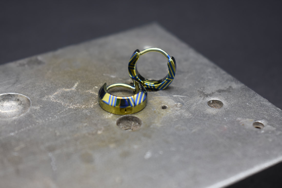 Titanium Pattern Septum Clicker